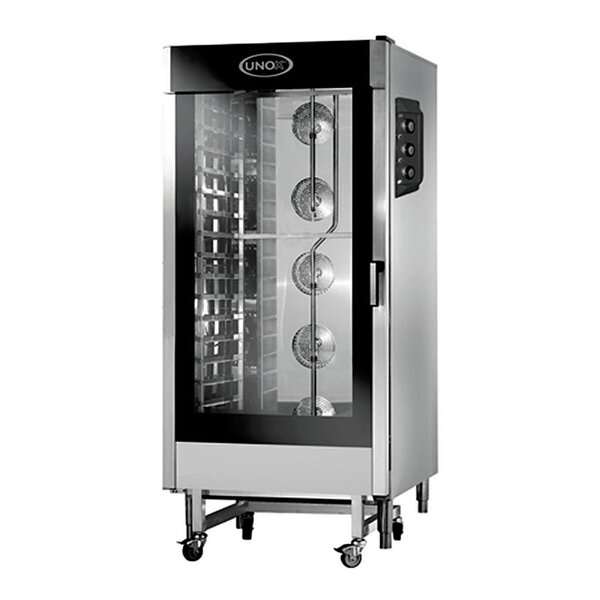 Heteluchtoven | ChefLux Manual | 20 Niveaus (1/1 GN) | Elektrisch | 30°C/260°C | 29.7kW (400V) | Bevochtiging (Handmatig) | 913x997x1863(h)mm