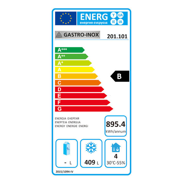 Vrieskast | 600L | Wit | -10°C/-22°C | Statisch | 775x735x1870(h)mm