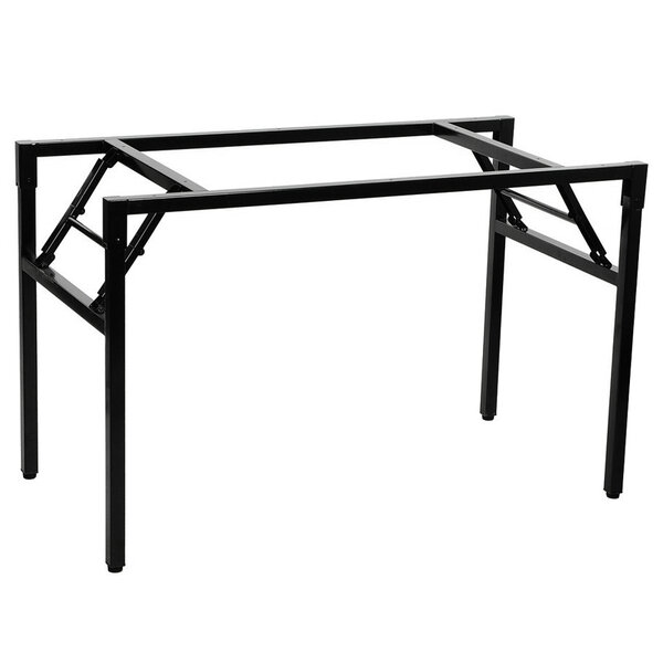 Inklapbaar Tafelonderstel | ORIGAMI | Staal | Zwart | 1160x560x725(h)mm