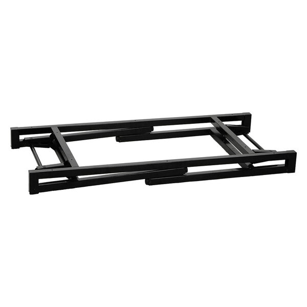 Inklapbaar Tafelonderstel | ORIGAMI | Staal | Zwart | 1160x560x725(h)mm