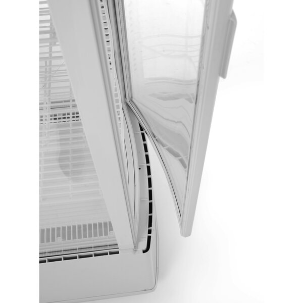 Koelvitrine | 270L | Wit | +2°C/+8°C | 6 Niveaus | Wielen (Geremd) | 556x526x1913(h)mm