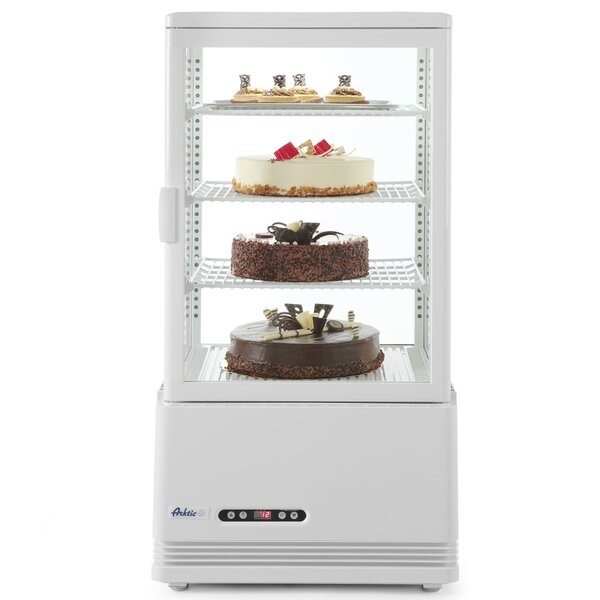 Koelvitrine | 68L | Wit | +2°C/+6°C | 4 Niveaus | 452x406x891(h)mm