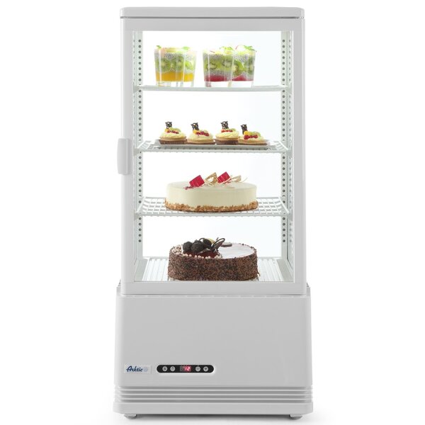 Koelvitrine | 78L | Wit | +2°C/+6°C | 4 Niveaus | 452x406x966(h)mm