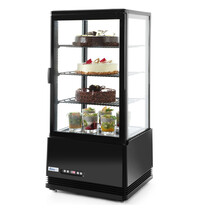 Arktic by HENDI Koelvitrine | 78L | Zwart | +2°C/+6°C | 4 Niveaus | 452x406x966(h)mm 