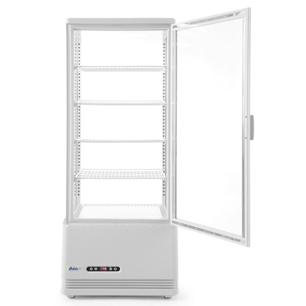 Koelvitrine | 98L | Wit | +2°C/+6°C | 5 Niveaus | 452x406x1116(h)mm