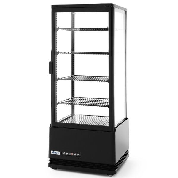 Koelvitrine | 98L | Zwart | +2°C/+6°C | 5 Niveaus | 452x406x1116(h)mm