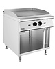 CombiSteel Bak-/Grillplaat | BASE 900 | Gas | Glad Oppervlak 800x700mm (Verchroomd) | 110°C/290°C | 18kW | Piëzo Ontsteking | 800x900x900(h)mm 