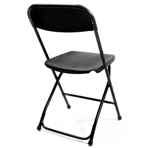 Klapstoel Budget | Zwart | Stapelbaar | 430x450x800(h)mm