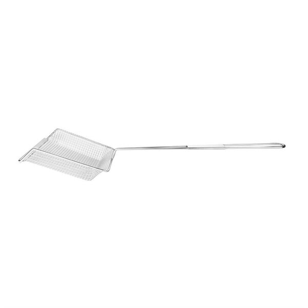Fritesschep | RVS | Enkel Gaas | Schep 215x215mm | Lengte 655mm