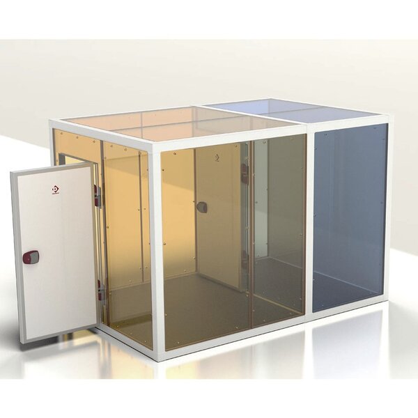 Koel-/Vriescombinatie | Maxicold COMBI | 16.06 + 9.1m³ | Isolatie 100mm | 2430x5360x2430(h)mm