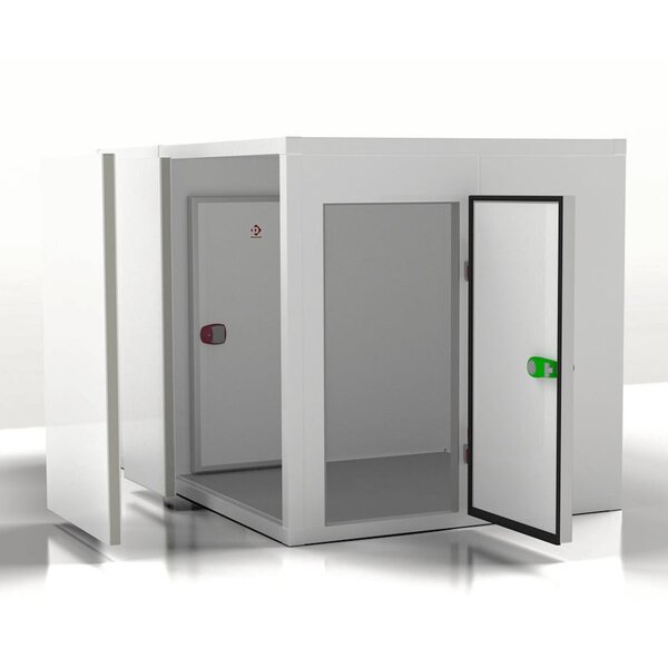 Koel-/Vriescombinatie | Maxicold COMBI | 16.06 + 9.1m³ | Isolatie 100mm | 2430x5360x2430(h)mm