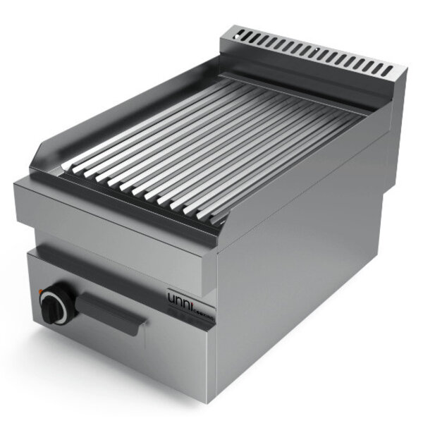 Stoomgrill | 650 SERIE | Elektrisch | Oppervlak 330x500 (RVS) | 50°C/300°C | 6kW (400V) | 400x650x300/540(h)mm