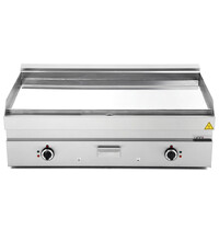 UNNI-COOKING Bak-/Grillplaat | 650 SERIE | Elektrisch | Glad Oppervlak 1100x550 (Verchroomd) | 50°C/300°C | 13.5kW (400V) | 1100x650x300/540(h)mm