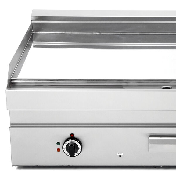 Bak-/Grillplaat | 650 SERIE | Elektrisch | Glad Oppervlak 1100x550 (Verchroomd) | 50°C/300°C | 13.5kW (400V) | 1100x650x300/540(h)mm