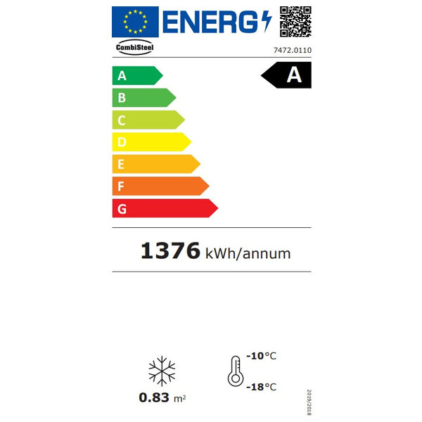 Schepijsvitrine | MALTA | Energiezuinig | 557L | 13x 5L | -15°C/-22°C | Statisch | Gekoelde Reserve | Wielen | 1662x825x1257(h)mm