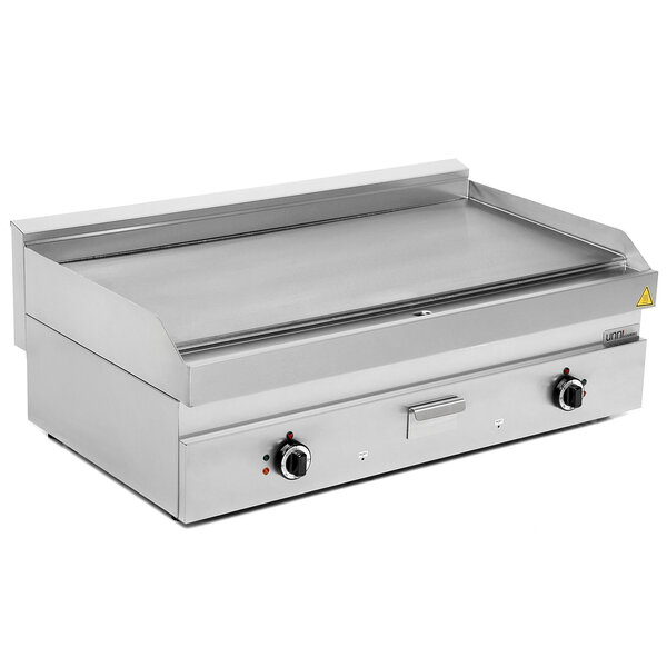 Bak-/Grillplaat | 650 SERIE | Elektrisch | Glad Oppervlak 1100x550 (RVS) | 50°C/300°C | 13.5kW (400V) | 1100x650x300/540(h)mm