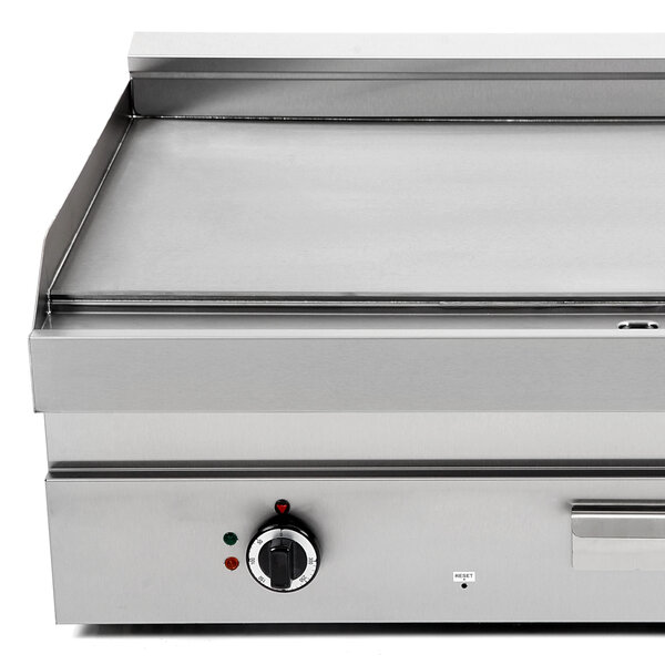 Bak-/Grillplaat | 650 SERIE | Elektrisch | Glad Oppervlak 1100x550 (RVS) | 50°C/300°C | 13.5kW (400V) | 1100x650x300/540(h)mm