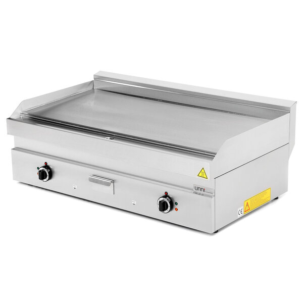 Bak-/Grillplaat | 650 SERIE | Elektrisch | Glad Oppervlak 1100x550 (RVS) | 50°C/300°C | 13.5kW (400V) | 1100x650x300/540(h)mm