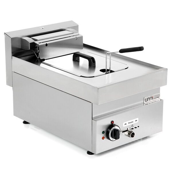 Friteuse | 650 SERIE | Elektrisch | 10L | 100°C/180°C | 7.5kW (400V) | Aftapkraan | 400x650x350/540(h)mm