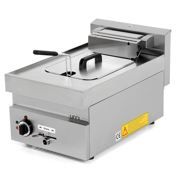 Friteuse | 650 SERIE | Elektrisch | 10L | 100°C/180°C | 7.5kW (400V) | Aftapkraan | 400x650x350/540(h)mm