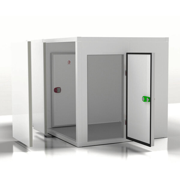 Koel-/Vriescombinatie | Maxicold COMBI | Incl. Motor | 10.09 + 6.12m³ | -5°C/+5°C & -15°C/-25°C | Isolatie 100mm | 230V + 400V | 2430x3560x2430(h)mm