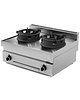 UNNI-COOKING Wokfornuis | 650 SERIE | Tafelmodel | Gas | 2 Branders | 30kW | 800x650x300/540(h)mm 