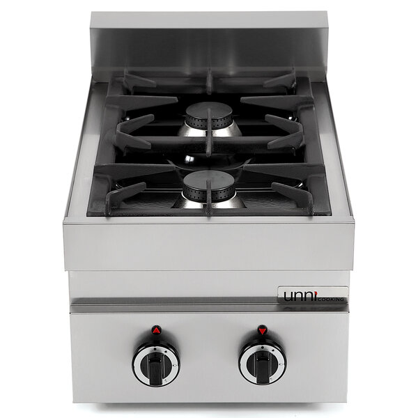 Fornuis | 650 SERIE | Tafelmodel | Gas | 2 Branders | 2x 6.5kW | 400x650x300/540(h)mm