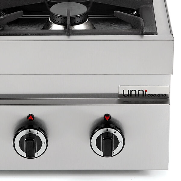 Fornuis | 650 SERIE | Tafelmodel | Gas | 2 Branders | 2x 6.5kW | 400x650x300/540(h)mm