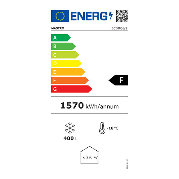 Vrieskist | 478L | Wit | -14°C/-24°C | Statisch | Schuifdeksels | 1489x653x904(h)mm