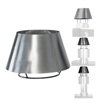 Diamond RVS Schoorsteenkap | Diamond Houtskoolovens/-BBQ's | RVS | Hoogte 150mm 
