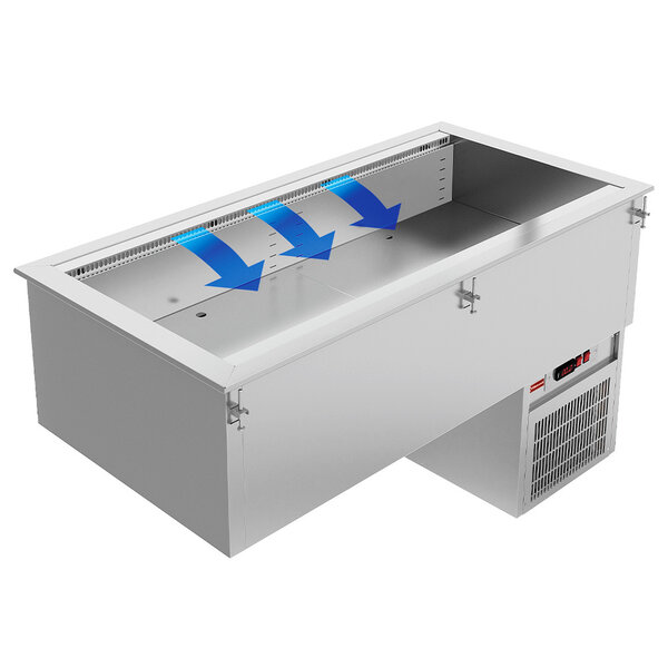 Inbouw-Element | Gekoelde Kuip (5x 1/1 GN) | 0°C/+4°C | Geventileerd | 230V | 1765x720x678(h)mm