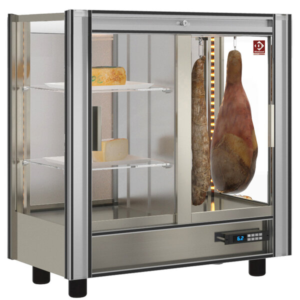 Koelvitrine (Vlees/Zuivel) | 216L | Aluminium | +4°C/+12°C | 3 Niveaus + Hangsysteem | 860x530x938(h)mm