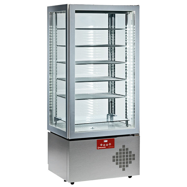 Vriesvitrine | 457L | Grijs | -15°C/-25°C | Statisch | Wielen | 805x645x1840(h)mm