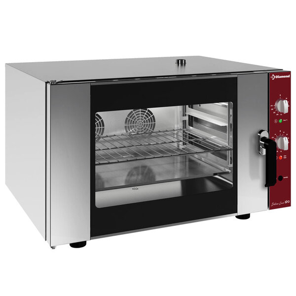 Heteluchtoven | DeliceLine | 4 Niveaus (EN600x400) | Elektrisch | 50°C/270°C | 3.6kW (230V) | Bevochtiging (Handmatig) | 865x685x565(h)mm
