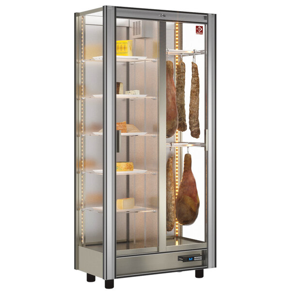 Koelvitrine (Vlees/Zuivel) | 530L | Aluminium | +4°C/+12°C | 6 Niveaus + Hangsysteem | 860x530x1851(h)mm