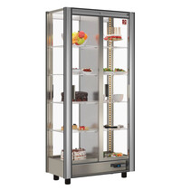 Diamond Koelvitrine | Doorgeefsysteem | 530L | Aluminium | +4°C/+8°C | 5 Niveaus | 860x530x1851(h)mm