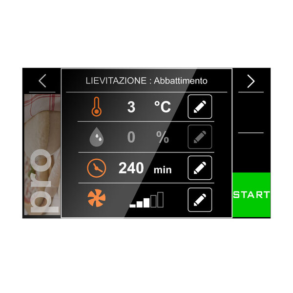 Schepijs-Blastchiller | 15x 5L-Bakken | Max. 25kg (Vriezen) | 2.3kW (400V) | Touchscreen | 800x900x1800(h)mm
