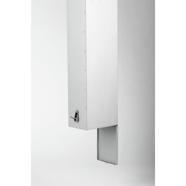 Rokerszuil | Grijs | 12.5L | 400x260x1040(h)mm