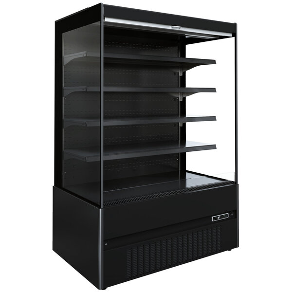Wandkoeling | JAMIE | Zwart | +2°C/+4°C | Geforceerd | 5 Schappen | 2.3kW | Intern Nachtgordijn | 1935x665x1920(h)mm