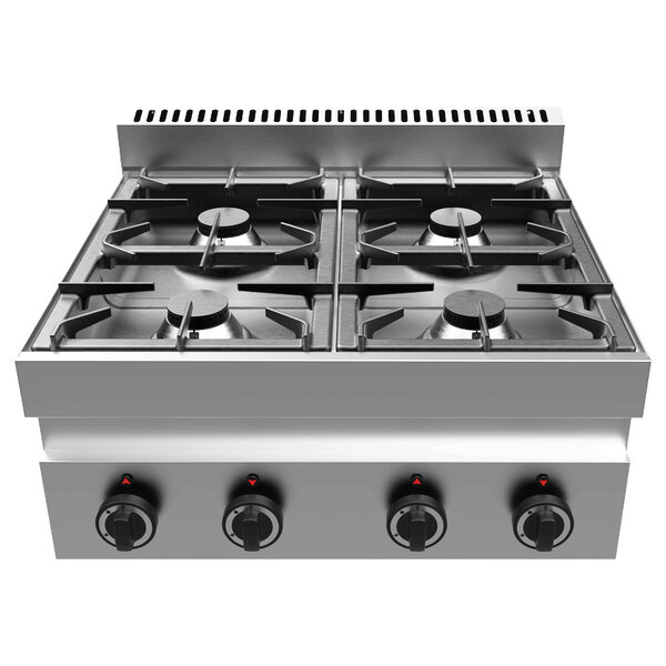 Fornuis | 650 SERIE | Tafelmodel | Gas | 4 Branders | 4x 6.5kW | 700x650x300/540(h)mm