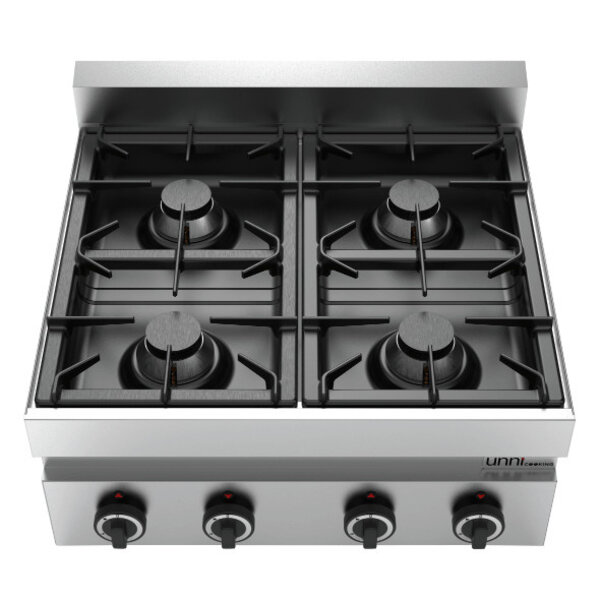 Fornuis | 650 SERIE | Tafelmodel | Gas | 4 Branders | 4x 6.5kW | 700x650x300/540(h)mm