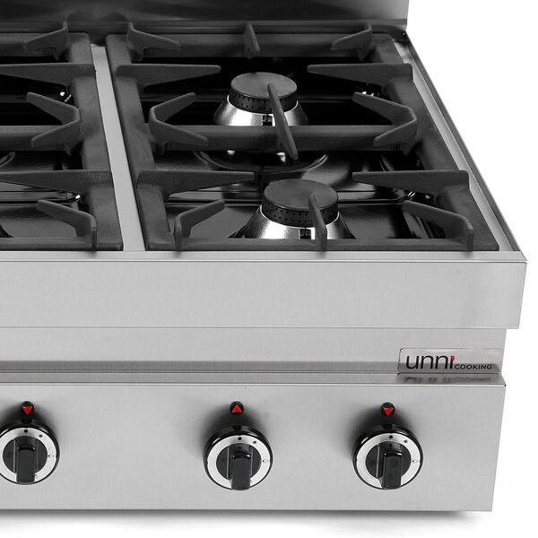 Fornuis | 650 SERIE | Tafelmodel | Gas | 4 Branders | 4x 6.5kW | 700x650x300/540(h)mm