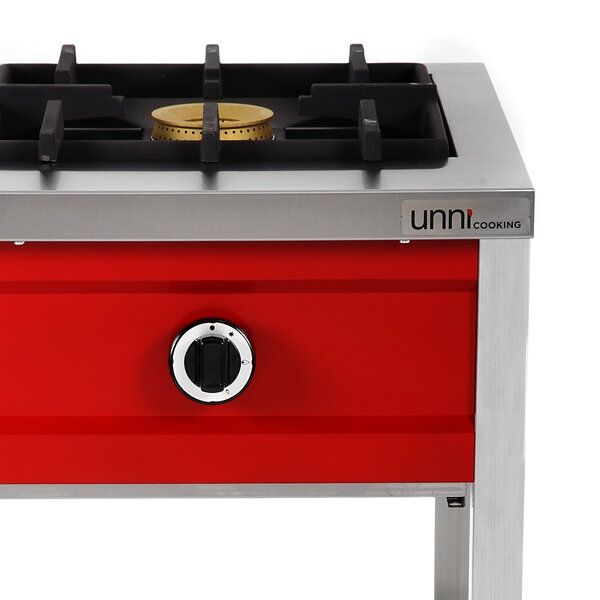 Pannenkoekenfornuis | Gas | 4 Branders | 4x 8kW | Bodemschap | 1685x600x850/900(h)mm