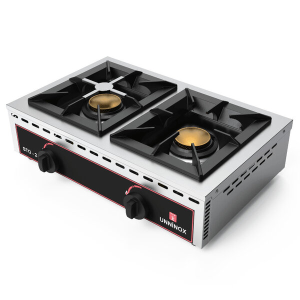 Fornuis | Tafelmodel (Laag) | Gas | 2 Branders | 2x 7kW | 690x510x200(h)mm