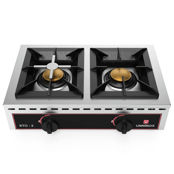 Fornuis | Tafelmodel (Laag) | Gas | 2 Branders | 2x 7kW | 690x510x200(h)mm