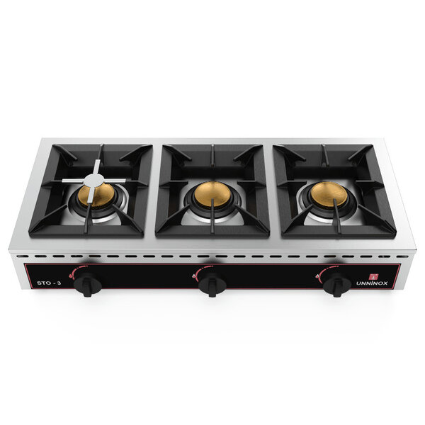 Fornuis | Tafelmodel (Laag) | Gas | 3 Branders | 3x 7kW | 1010x510x200(h)mm