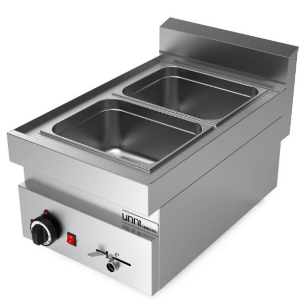 Bain-Marie | 650 SERIE | Elektrisch | 1/1 GN | 30°C/90°C | 1.2kW (230V) | Aftapkraan | 400x650x300(h)mm