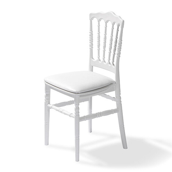 Wedding Chair | NAPOLEON | Kunststof | Div. Kleuren | Stapelbaar | Min. 50 Stuks | 410x430x895(h)mm