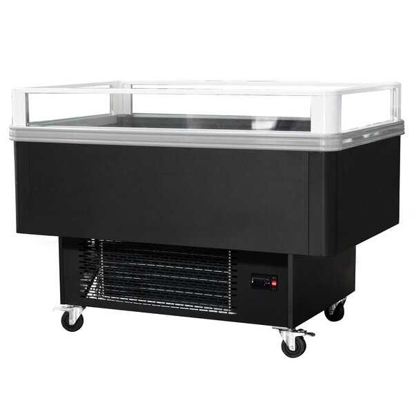 Koel-/Vrieseiland | Zwart/Grijs | -15°C/-18°C & +2°C/+6°C | Geforceerd | 1.2kW | 1530x995x950(h)mm