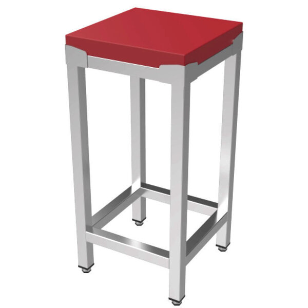 Hakblok | RVS/Polyethyleen | Blokdikte 100mm | Gelast | 800x600x850(h)mm